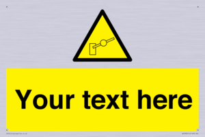 Custom warning barrier